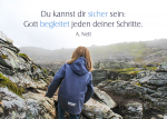 Schritte (Postkarte)