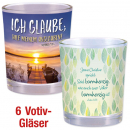 Spar-Paket: Votiv-Gläser 9er Pack