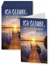 Ich glaube, hilf meinem Unglauben! (6 Geschenk-Kärtchen)|Jahreslosung 2020 - Motiv Steg