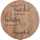 Wandschmuck-Holz  Ich bin mit dir...
