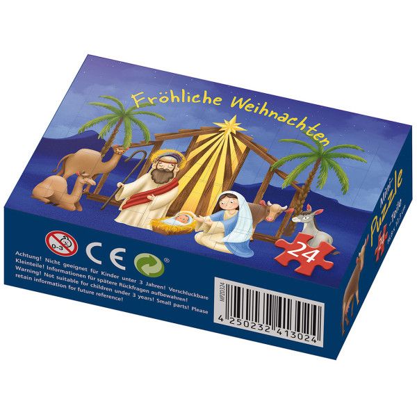 Mini-Puzzle: Weihnachtskrippe