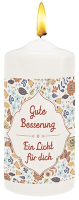 Kerze Gute Besserung