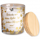 Duftkerze Schenke uns deine Liebe (Gold-Edition)