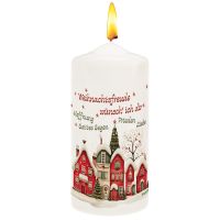 Kerze Weihnachtsfreude wünsch` ich dir