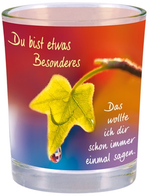 Windlicht Du bist etwas Besonderes