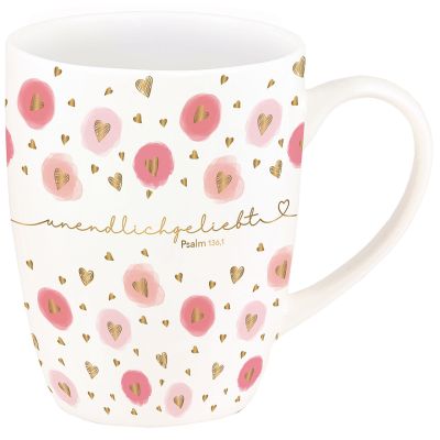 Tasse unendlich geliebt (Gold-Edition)