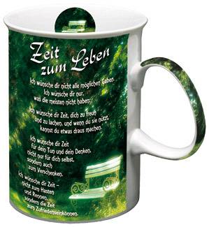 Fototasse Zeit zum Leben