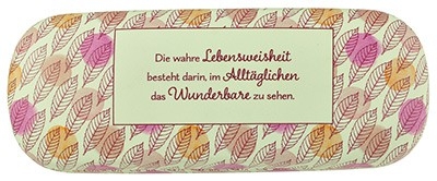Brillen-Etui: Die wahre Lebensweisheit