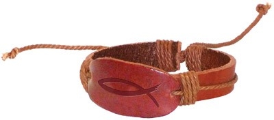 Lederarmband Fisch