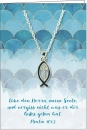 Halskette: Fisch mit Kreuz