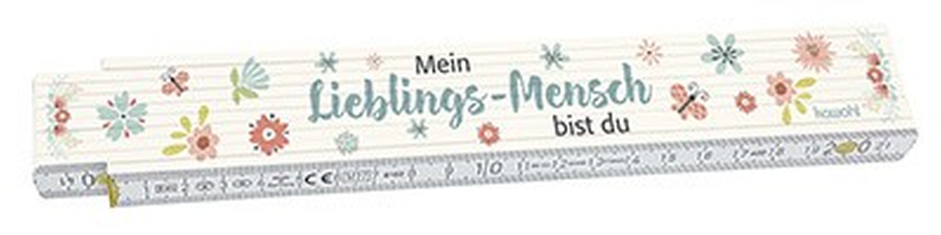 Zollstock Mein Lieblings-Mensch bist du