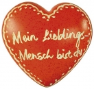 Handschmeichler: Lieblings-Mensch - orange