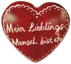 Handschmeichler: Lieblings-Mensch - rot