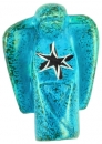 Engel mit Stern - hellblau