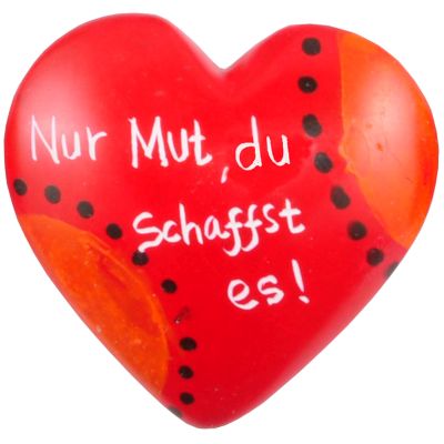 Handschmeichler-Herz: Nur Mut, du schaffst es!