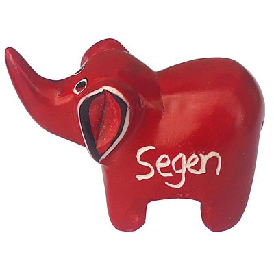 Handschmeichler Elefant Segen - rot