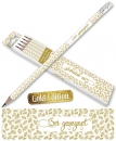Bleistifte: Du bist wundervoll (Gold-Edition) 5er Pack