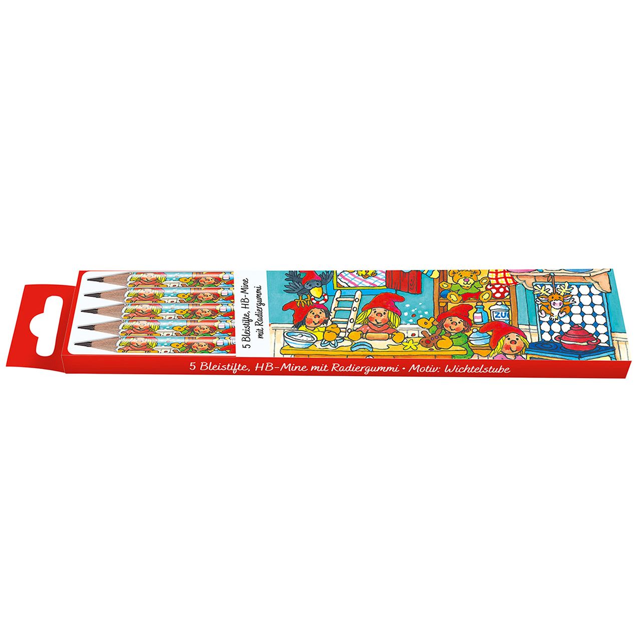 Bleistifte: Wichtelstube 5er Pack