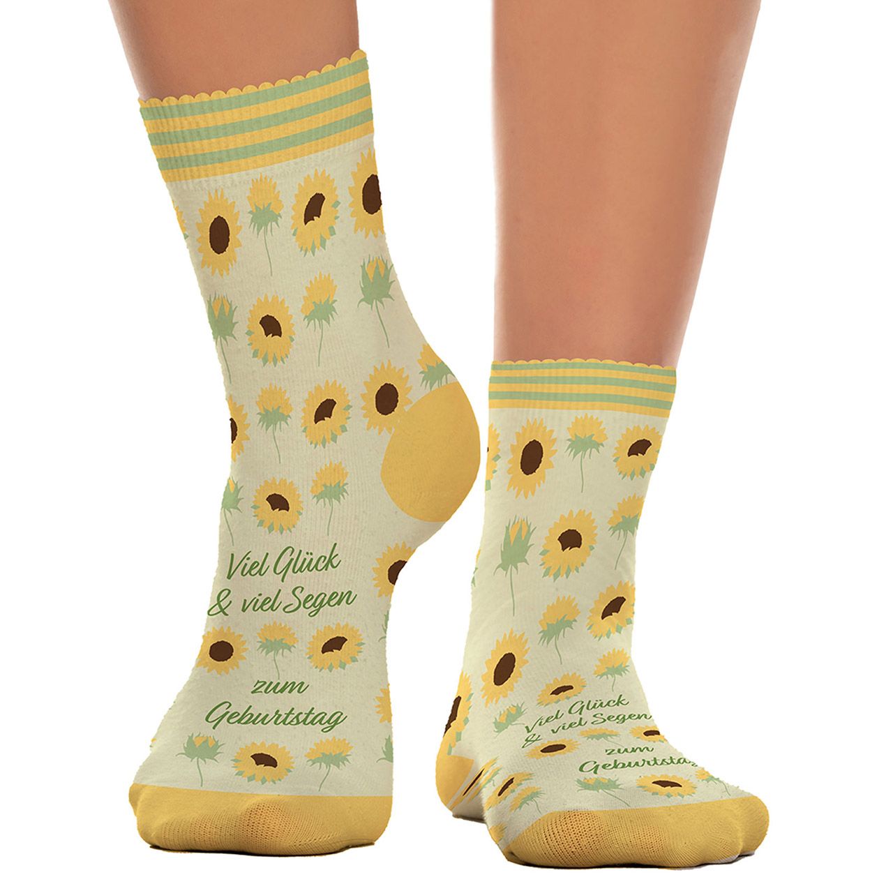 Socken: Viel Glück & viel Segen zum Geburtstag (Gr. 40-43)