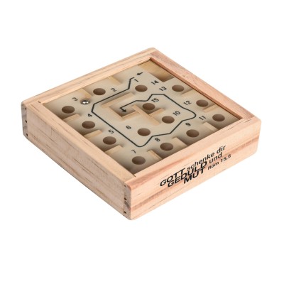 Geduldspiel - Holzlabyrinth 