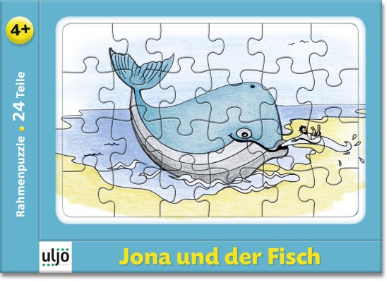 Rahmenpuzzle "Jona und der Fisch" 