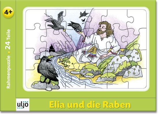 Rahmenpuzzle "Elia und die Raben" 