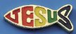 Metall-Anstecker Jesus