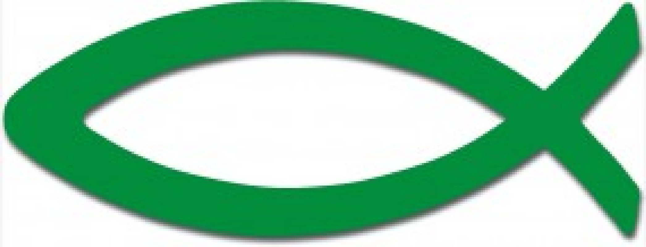 Fischaufkleber - grün