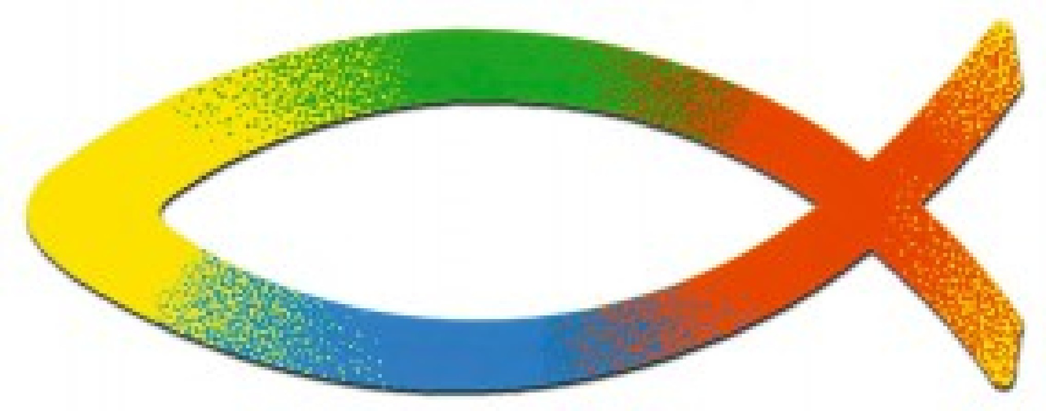 Autoaufkleber Regenbogenfisch