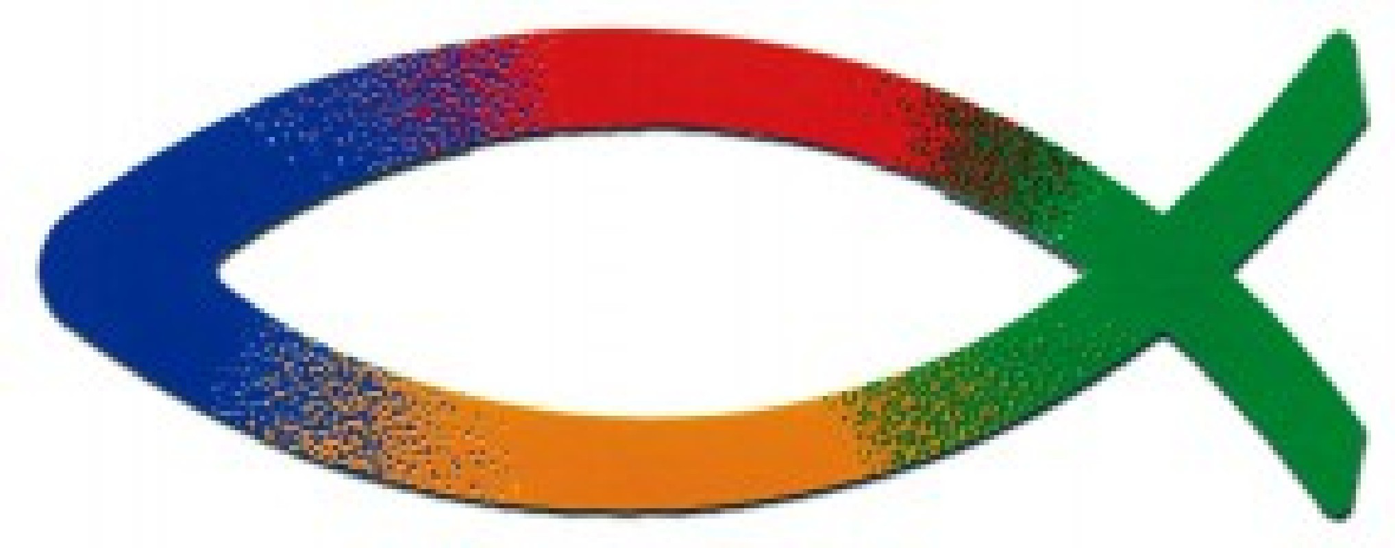 Autoaufkleber Regenbogenfisch