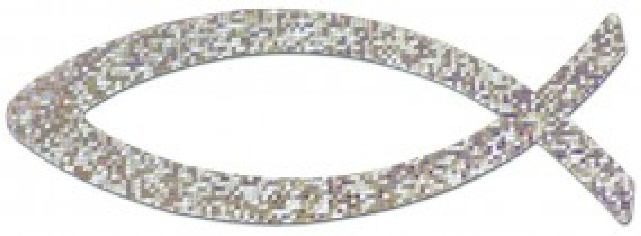 Fischaufkleber Diamant