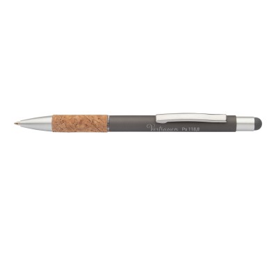 Kugelschreiber Touch-Pen - grau