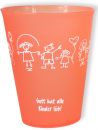 Trinkbecher Gott hat alle Kinder lieb - rot