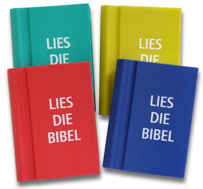 Radiergummi Lies die Bibel