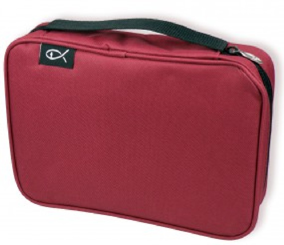 Bibeltasche XL Fisch - rot