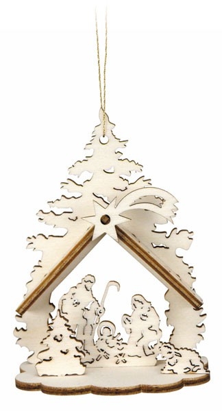 Baumschmuck Mini-Krippe