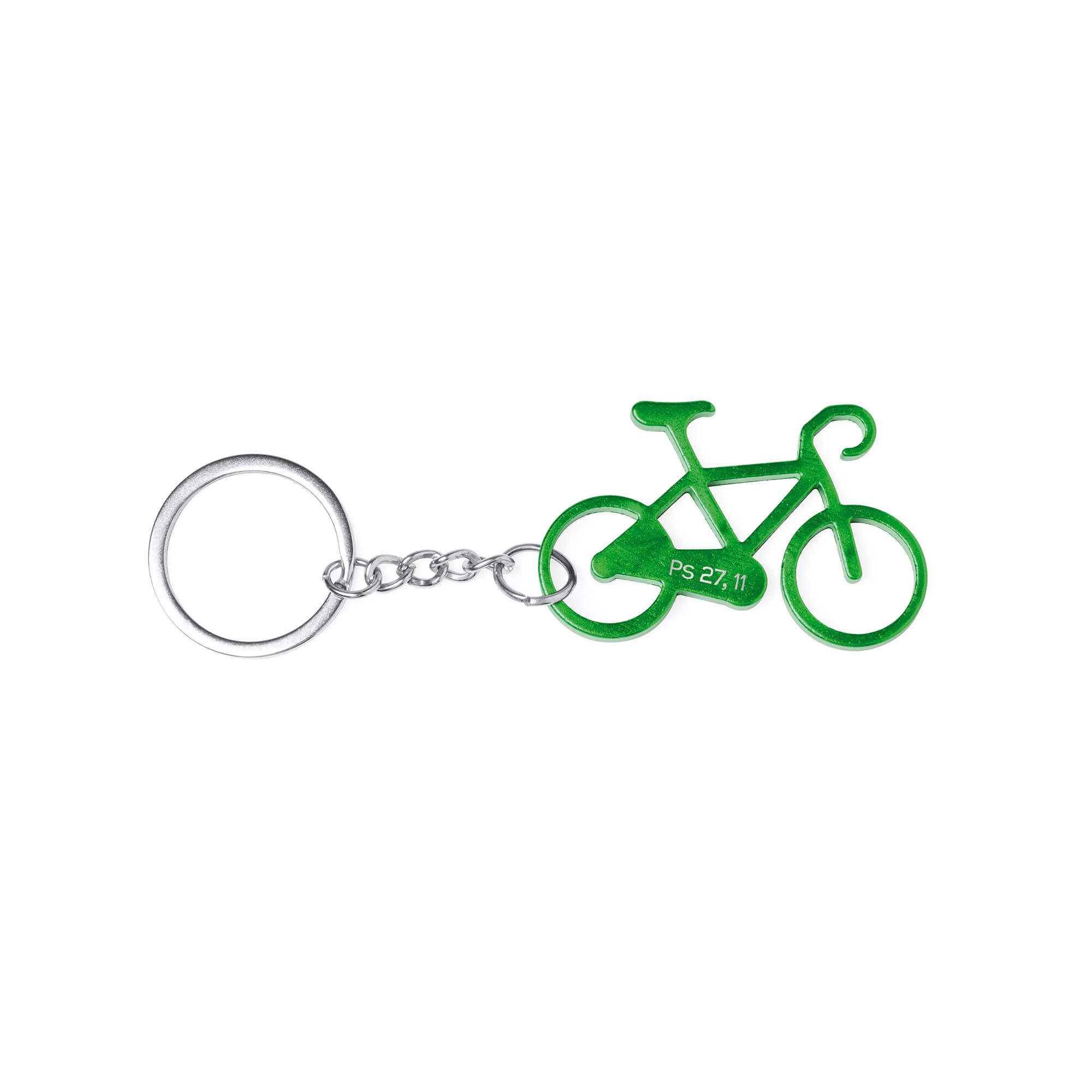 Schlüsselanhänger Fahrrad - grün