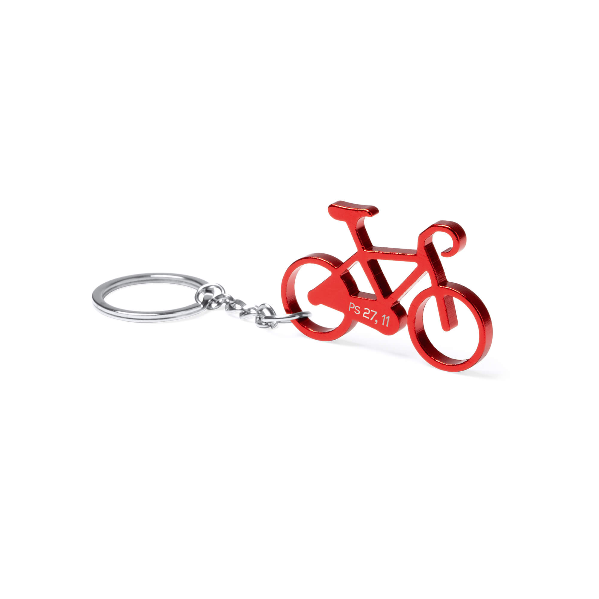Schlüsselanhänger Fahrrad - rot