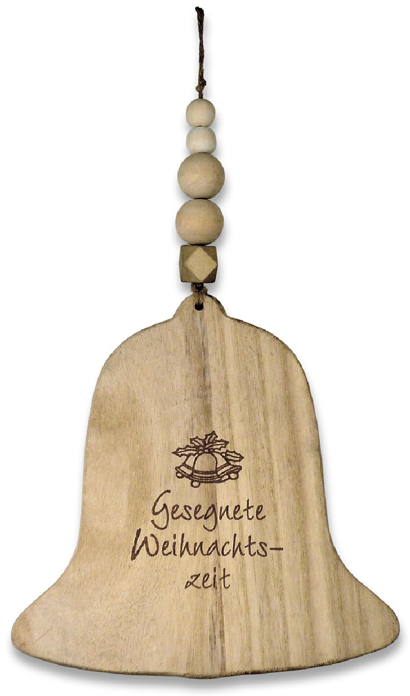 Deko-Anhänger Glocke Gesegnete Weihnachtszeit