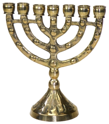 Menorah - goldfarben