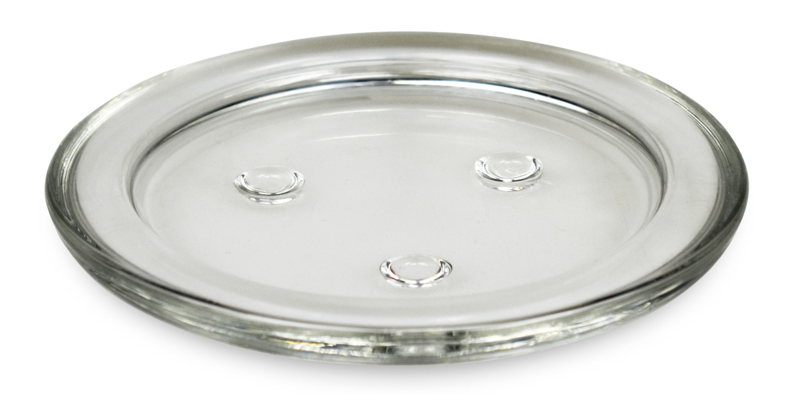 Glasteller für Kerze für kerzen bis 7,5cm