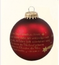 Christbaumkugel Und der Engel sprach ...