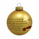 Christbaumkugel gold