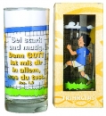 Trinkglas Junge