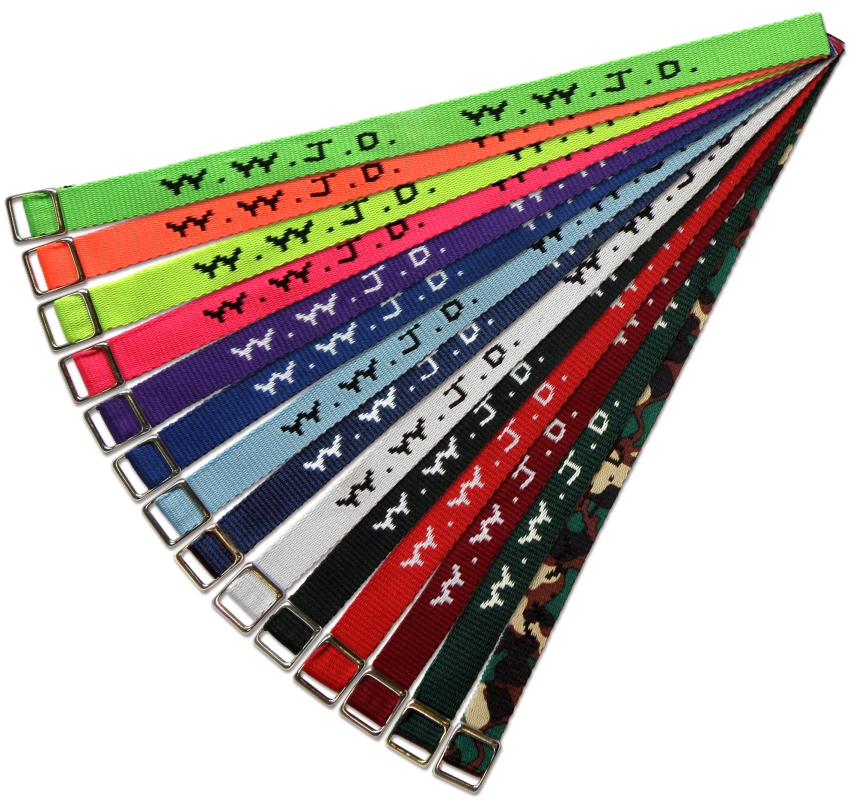 Armband WWJD Unifarben