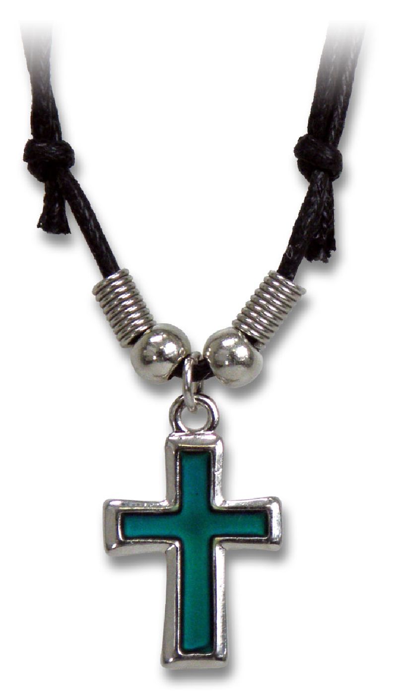 Halskette Kreuz - Metall