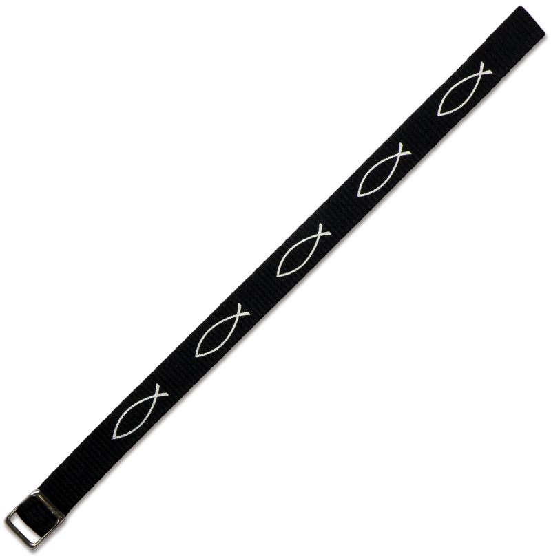 Armband Fisch schwarz