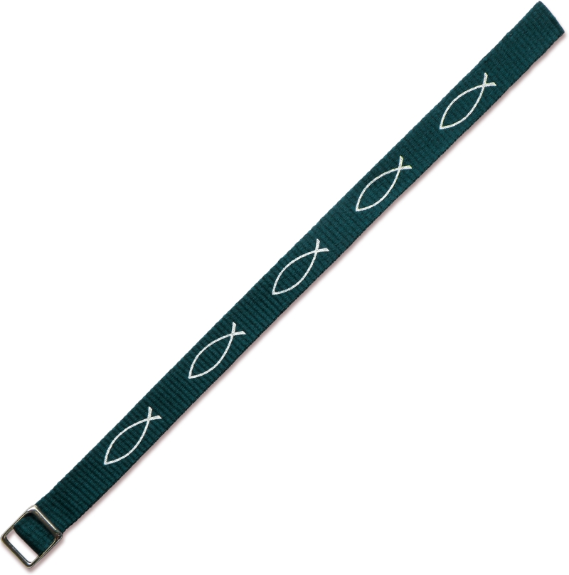 Armband Fisch dunkelgrün