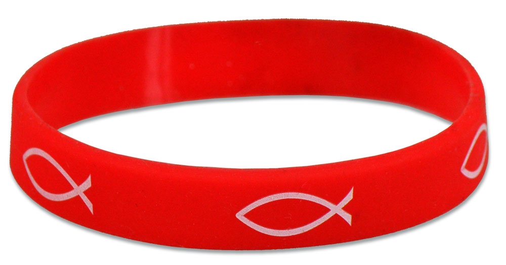 Gummiband Fisch rot