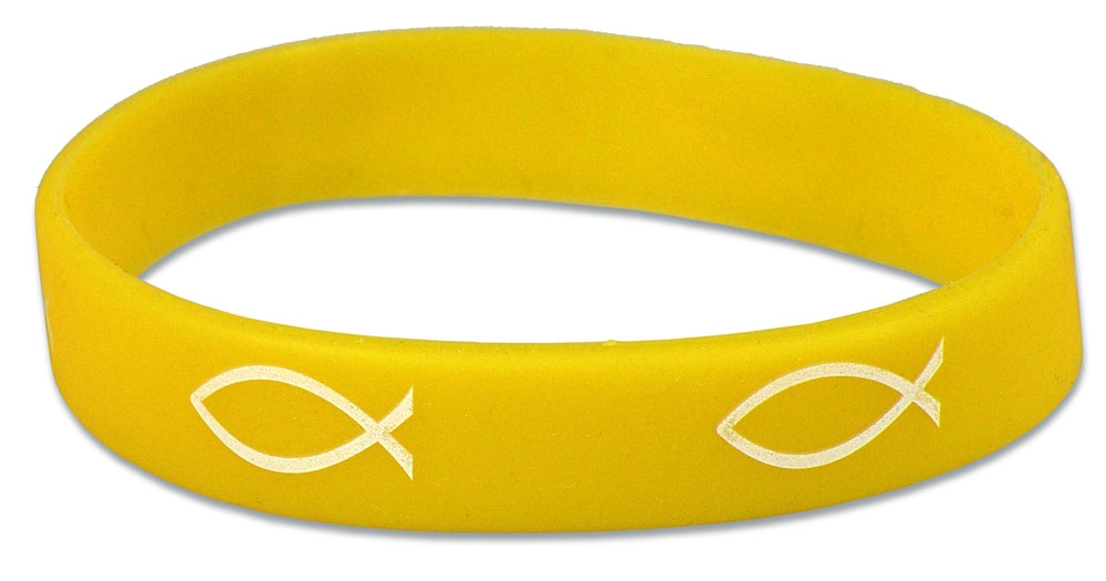 Gummiband Fisch gelb